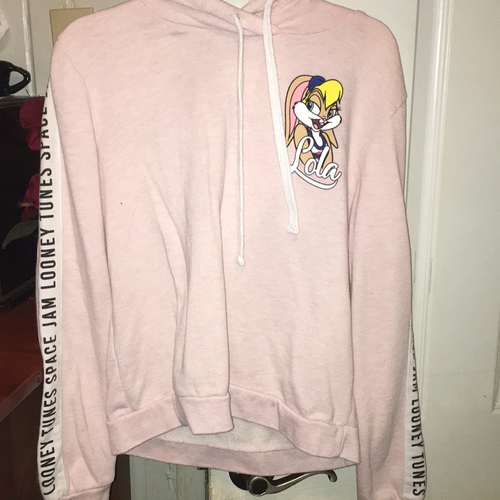 Pink space jam hoodie